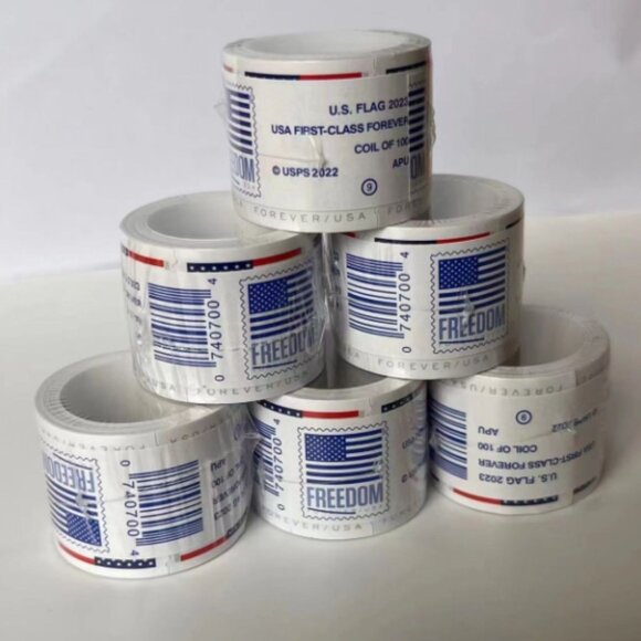 1000 usps forever stamps of 2023 Mail U.S.A. Flag Postage - Picture 2 of 2